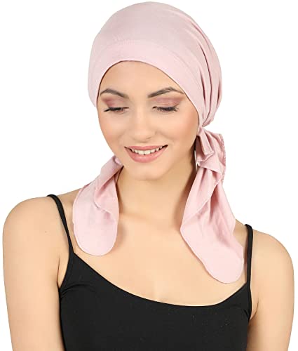 Deresina Headwear Vorgebundenes Bandana (Powder Pink) von Deresina Headwear