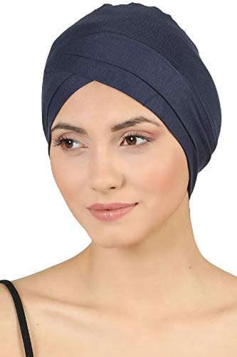 Deresina W-Front Chemo Mütze (Denim) von Deresina Headwear