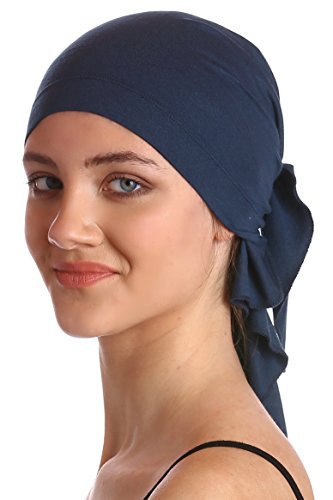 Deresina Unisex Bandana Fur Haarverlust (Denim) von Deresina Headwear