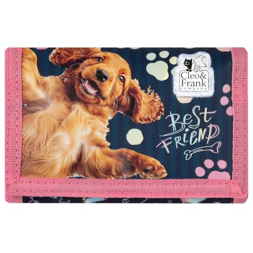 Derform Süße Hunde Geldbörse Geldbeutel Kinder Portemonnaie Hund von Derform