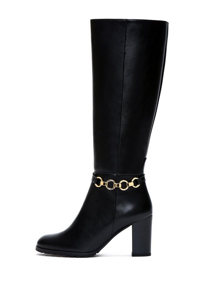 Derimod Absatzstiefel aus Kunstleder Bootsschuh von Derimod