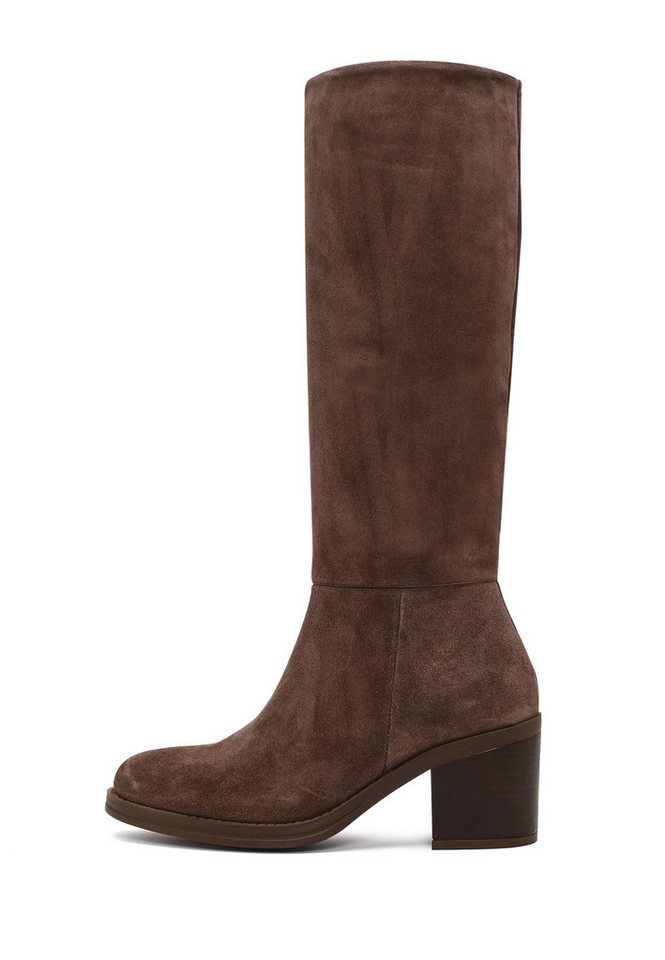 Derimod Absatzstiefel aus Veloursleder Bootsschuh von Derimod