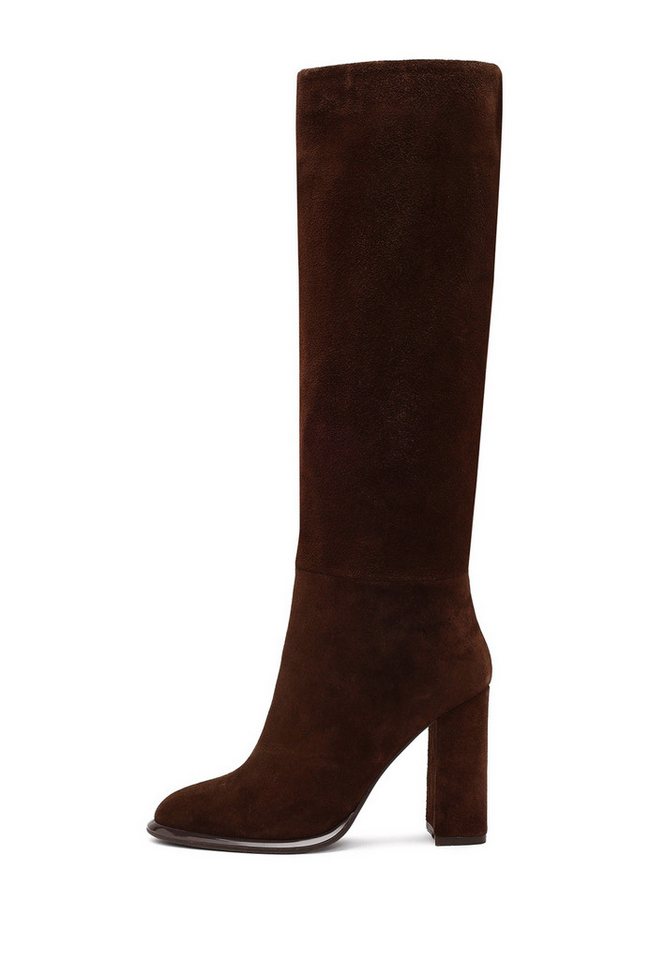 Derimod Absatzstiefel aus Veloursleder Bootsschuh von Derimod