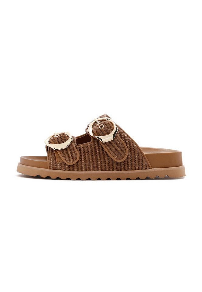 Derimod Kunstleder-Korb-Pantoletten Mules von Derimod