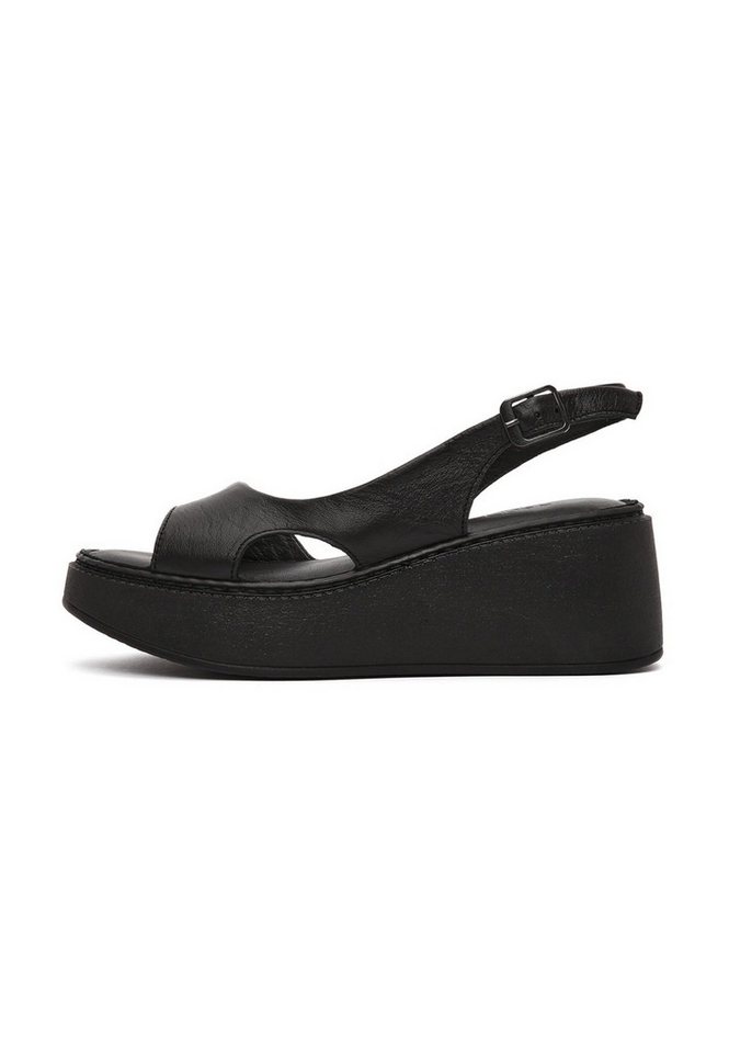 Derimod Leder-Plateausandalen Sandale von Derimod