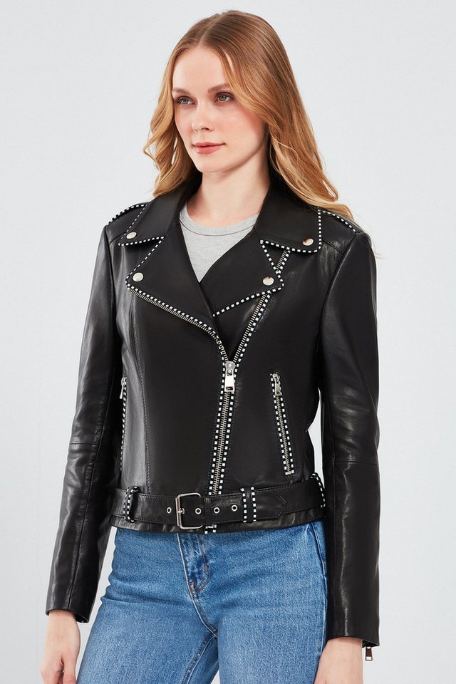 Derimod Lederjacke Angel Biker-Lederjacke von Derimod