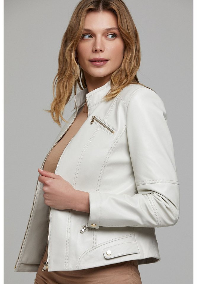 Derimod Lederjacke Donna Kurze Lederjacke von Derimod