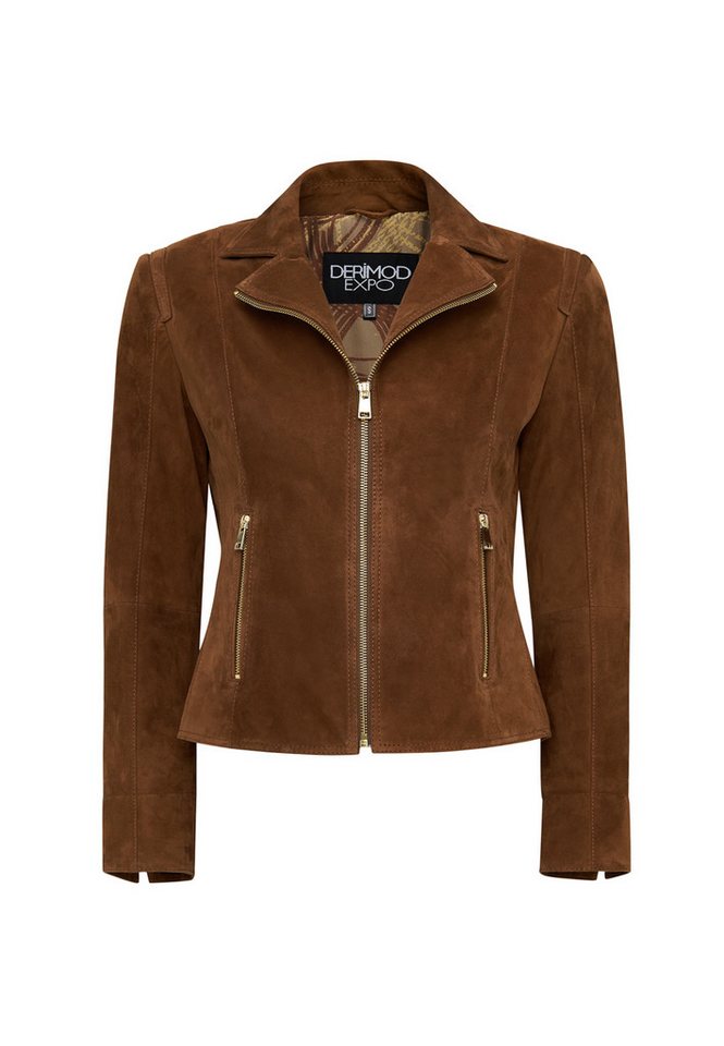 Derimod Lederjacke Lara Kurz-Wildlederjacke von Derimod