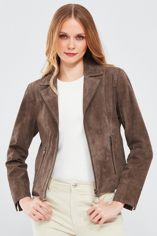 Derimod Lederjacke Lara Wildlederjacke von Derimod