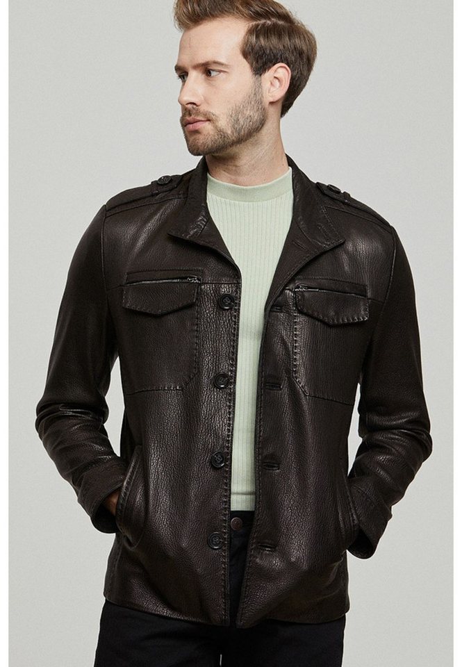 Derimod Lederjacke Moreno Sport Blazer-Lederjacke von Derimod