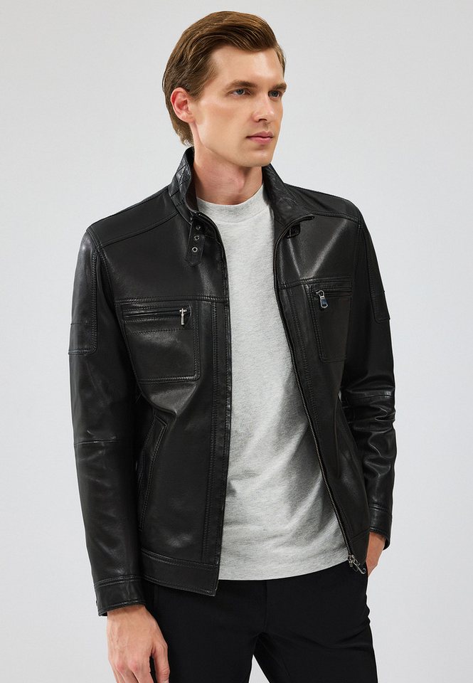 Derimod Lederjacke Wade Slim-Fit Lederjacke von Derimod