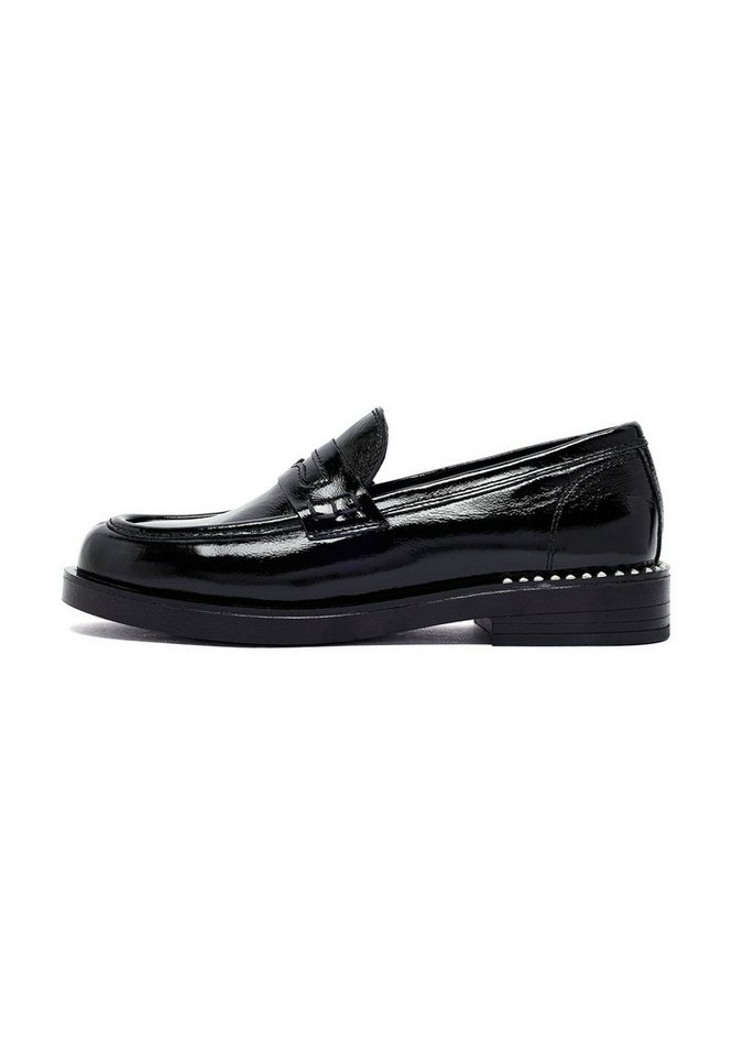 Derimod Maskuline Loafer aus Lackleder Loafer von Derimod