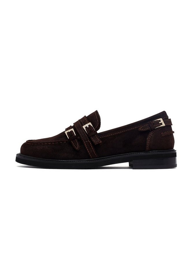 Derimod Maskuline Loafer aus Veloursleder Loafer von Derimod