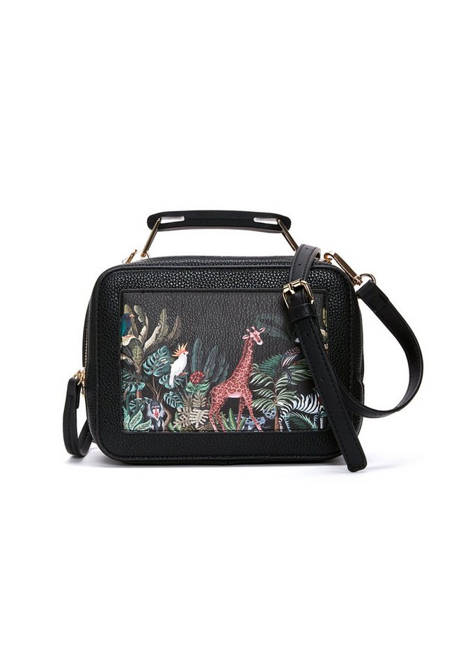 Derimod Umhängetasche Bedruckte Handtasche aus Kunstleder von Derimod