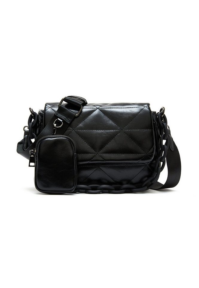 Derimod Umhängetasche Gesteppten Umhängetasche aus Kunstleder von Derimod