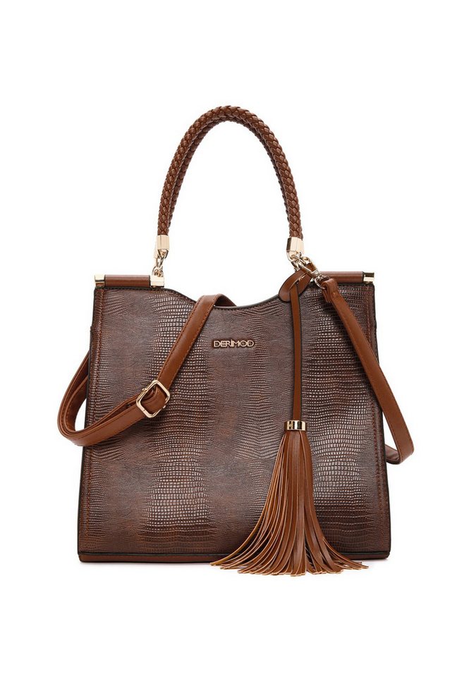 Derimod Umhängetasche Schultertasche aus Kunstleder von Derimod