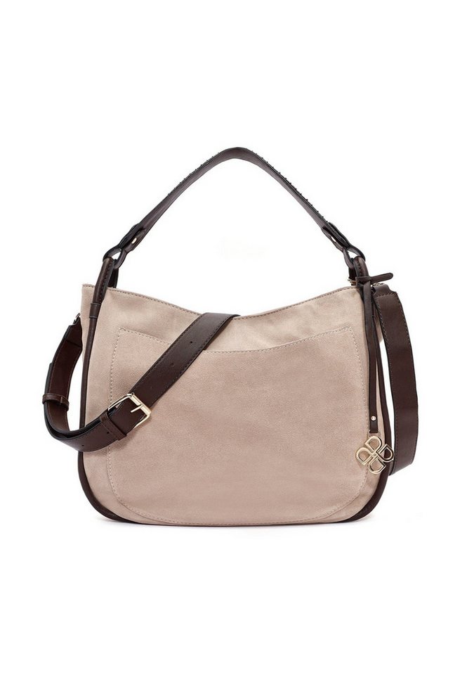 Derimod Umhängetasche Schultertasche aus Kunstvelours von Derimod