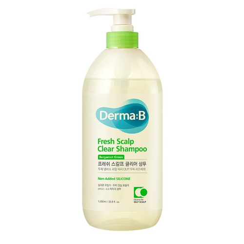 Derma:B - Fresh Scalp Clear Shampoo - 1000ml - Bergamot Green von Derma:B