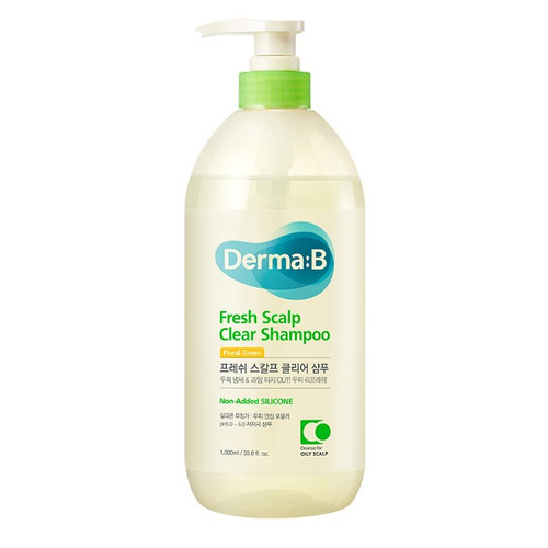 Derma:B - Fresh Scalp Clear Shampoo - 1000ml - Floral Green von Derma:B