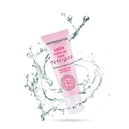 Dermacol - Satin Makeup Base, Matte Face Primer für Falten und Poren, Transparente Makeup Grundierung für fettige Haut und trockene und Mischhaut, leicht zu verblendender Porenfüller, 10 ml (1406A) von Dermacol