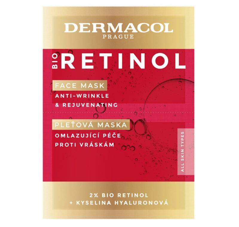 Dermacol Gesichtsmaske Gesichtsmaske Bio Retinol (Gesichtsmaske) 2 x 8 ml von Dermacol