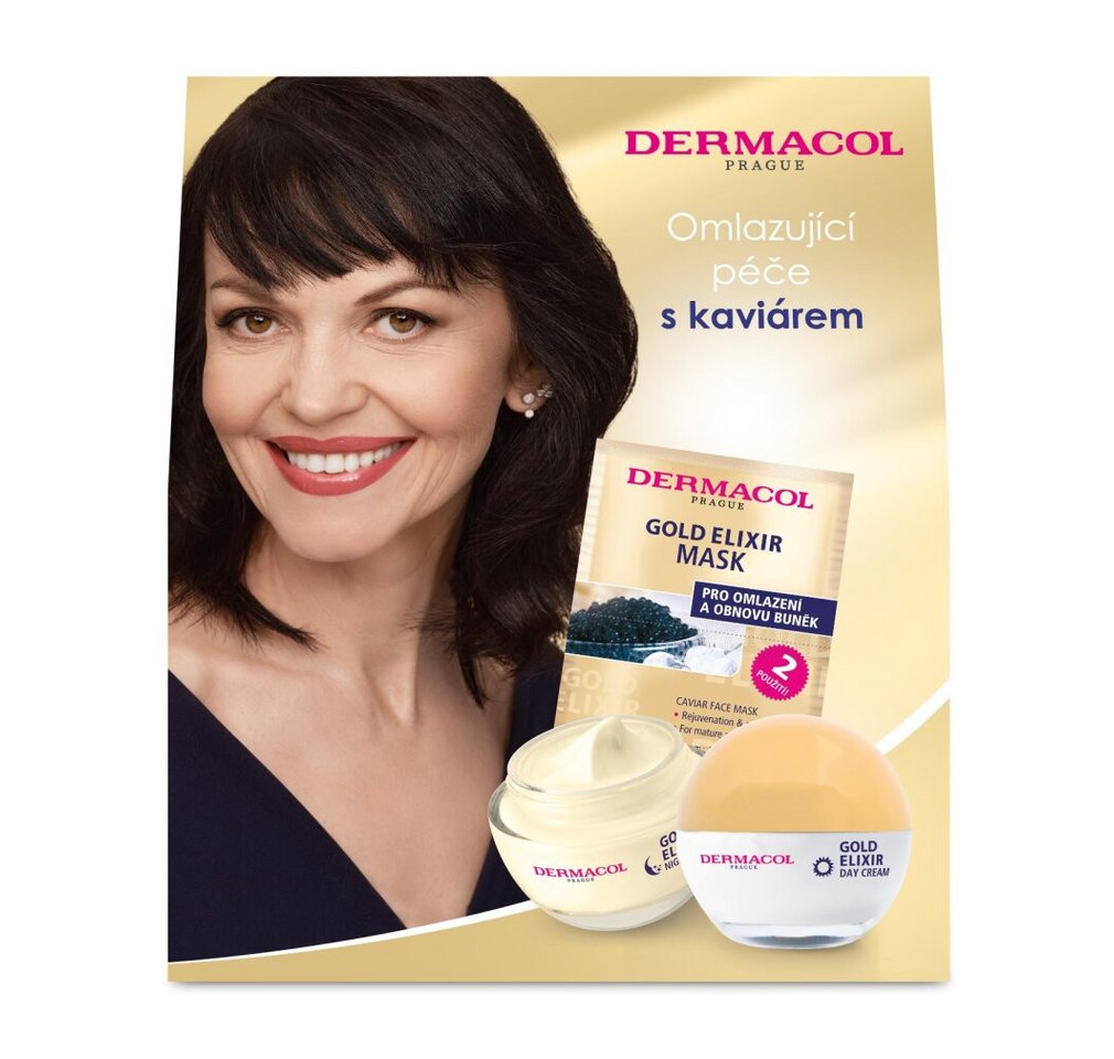 Dermacol Hautpflege-Set Goldelixier-Geschenkset I. von Dermacol