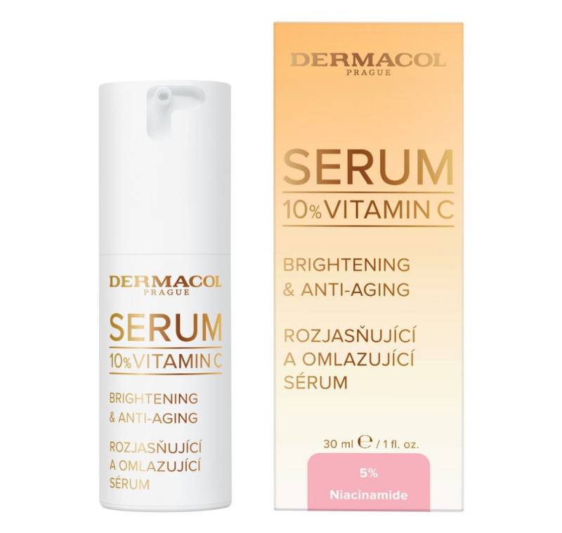 Dermacol Körperpflegemittel Aufhellendes und Anti-Aging-Serum mit Vitamin C 30 ml von Dermacol