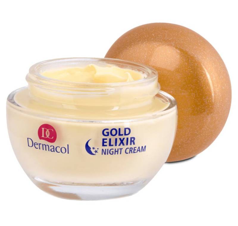 Dermacol Nachtcreme Gold Elixir Kaviar-Extrakt Nachtcreme für das Gesicht 50 ml von Dermacol