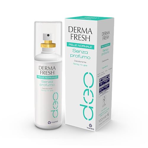 DERMAFRESH Classico Deodorant Spray für normale Haut, neutralisiert Gerüche und verleiht langanhaltende Frische, ohne Parfüm, 100 ml DERMAFRESH Classico Deodorant Spray für normale Haut, neutralisiert Gerüche und verleiht langanhaltende Frische, ohne Parfüm, 100 ml von Dermafresh