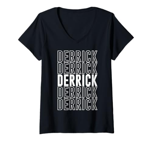 Damen Derrick T-Shirt mit V-Ausschnitt von Derrick Apparel