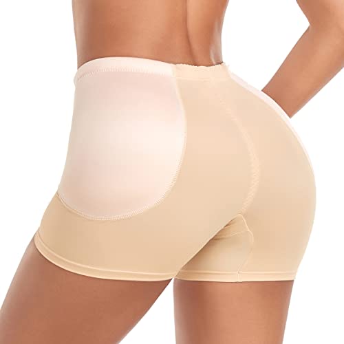 Derssity Damen Butt Lifter Unterhose Hüfte Push Up Unterhose Padded Gepolstert Hip Enhancer Shapewear Fake Ass Miederpant Unterhose Figurformender(XING,XL) von Derssity