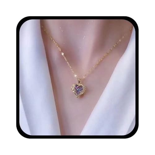Dervivea Boho Amethyst Herz Anhänger Halskette Gold Amethyst Herz Halskette Amethyst Herz Choker Halskette Lila Kristall Herz Kette Halskette Liebe Herz Kragen Halskette Schmuck Für Frauen Dervivea Boho Amethyst Herz Anhänger Halskette Gold Amethyst Herz Halskette Amethyst Herz Choker Halskette Lila Kristall Herz Kette Halskette Liebe Herz Kragen Halskette Schmuck Für Frauen von Dervivea