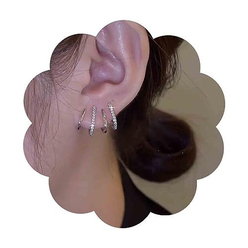 Dervivea Boho Cz Ohr Kralle Ohrringe Silber Nadel Kralle Ohrringe Kristall Kralle Ohrstecker Minimalistisch Strass Kralle Manschette Ohrringe Funkelnde Cz Kristall Ohrringe Schmuck Für Frauen von Dervivea