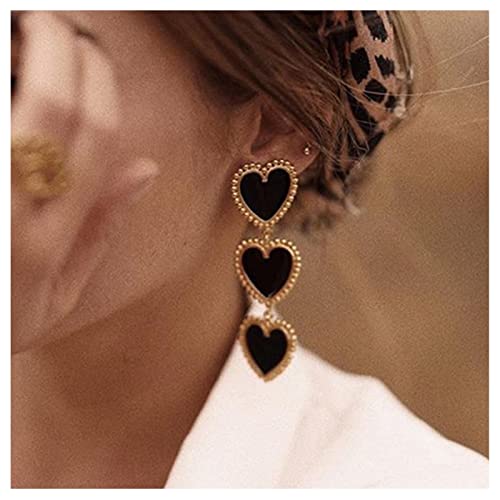 Dervivea Boho Schwarze Herz Ohrringe Emaille Herz Ohrstecker Vintage Liebe Herz Ohrringe Baumeln Schwarz Tropfen Ohrringe Schmuck Für Frauen Und Mädchen Dervivea Boho Schwarze Herz Ohrringe Emaille Herz Ohrstecker Vintage Liebe Herz Ohrringe Baumeln Schwarz Tropfen Ohrringe Schmuck Für Frauen Und Mädchen von Dervivea