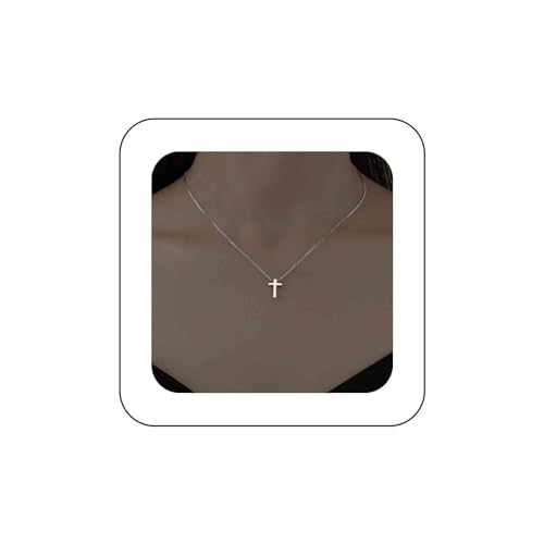 Dervivea Boho Winzige Kreuz Anhänger Halskette Poliert Glaube Halskette Kette Silber Kreuz Choker Halskette Religion Kreuz Kette Halskette Minimalsit Kreuz Kragen Halskette Schmuck Für Frauen Und Dervivea Boho Winzige Kreuz Anhänger Halskette Poliert Glaube Halskette Kette Silber Kreuz Choker Halskette Religion Kreuz Kette Halskette Minimalsit Kreuz Kragen Halskette Schmuck Für Frauen Und von Dervivea