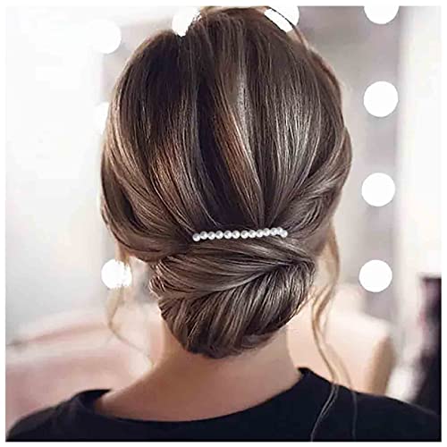 Dervivea Französische Perle Haarkamm Pin Braut Perle Haarkämme Vintage Perle Seitenkamm Haarteil Hochzeiten Perle Haarkamm Dekorative Haarschmuck Für Frauen Und Mädchen Kopfschmuck von Dervivea