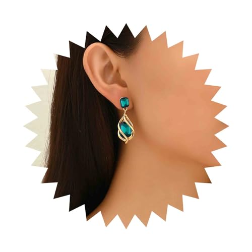 Dervivea Vintage Gold Smaragd Ohrringe Smaragd Kristall Ohrstecker Ohrringe Unendlich Smaragd Baumeln Ohrringe Grüner Edelstein Ohrringe Geburtsstein Ohrringe Schmuck Für Frauen Und Mädchen Dervivea Vintage Gold Smaragd Ohrringe Smaragd Kristall Ohrstecker Ohrringe Unendlich Smaragd Baumeln Ohrringe Grüner Edelstein Ohrringe Geburtsstein Ohrringe Schmuck Für Frauen Und Mädchen von Dervivea