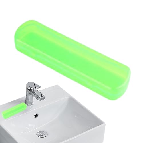 Derwrtup Reise Zahnbürsten Etui - Tragbarer Zahnbürsten Organizer,Wasserdichter Hygienischer Zahnbürstenhalter für Reisen Camping Unterwegs von Derwrtup