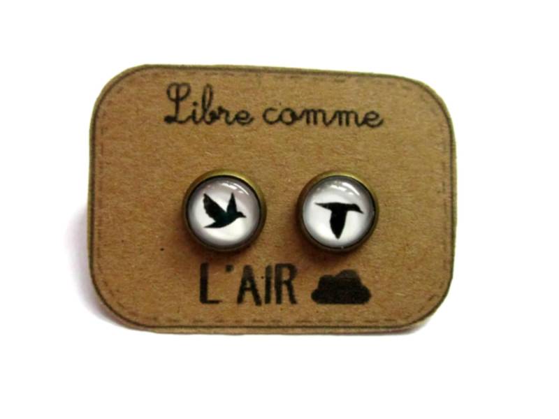 Vogel Ohrringe, Kinderflöhe, Vogelschmuck, Vögel Kinder Geschenk Schmuck Kleines Mädchen Kindergeburtstag von DesJoliesMomes