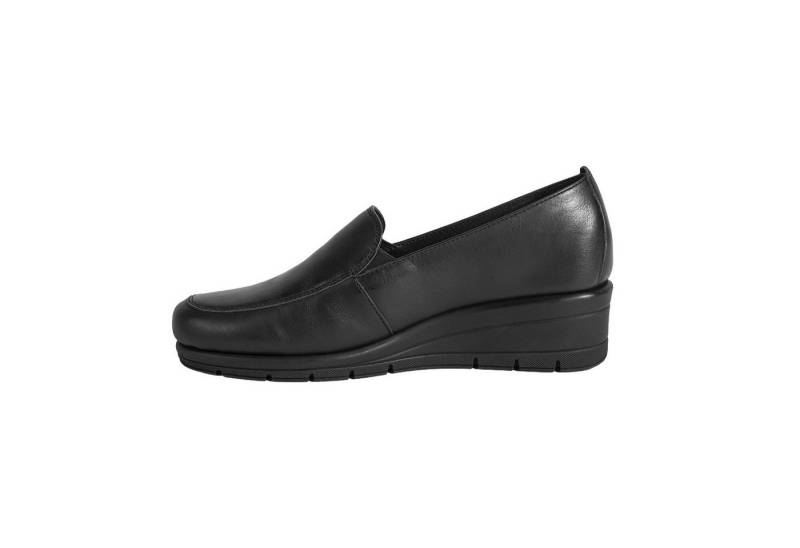 Desa DESA COMFORT Damen Leder Slipper Regenfeste Keilhalbschuhe Atmungsakti Loafer von Desa