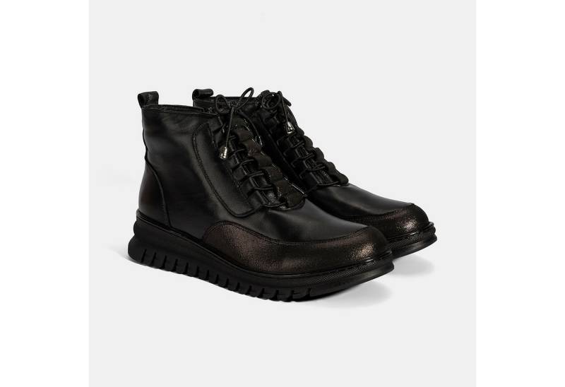 Desa DESA COMFORT Damen-Lederstiefel, knöchelhoch, atmungsaktiv, wasserdich Stiefel von Desa