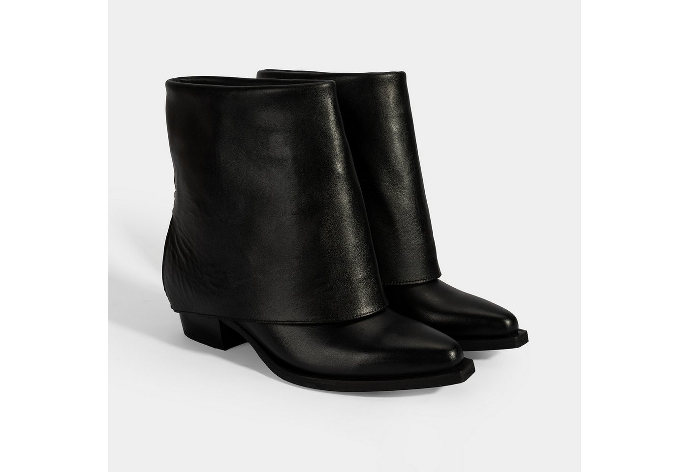 Desa DESA Damen-Ankle-Boots, Herbst/Winter-tauglich, Blockabsatz, spitze Ze Stiefel von Desa