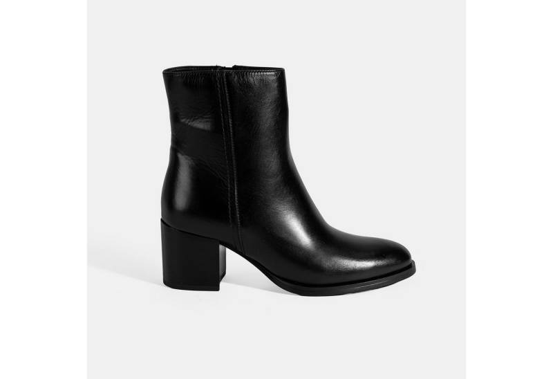 Desa DESA Damen-Ankle-Boots mit Blockabsatz – Obermaterial aus Textil, rund Stiefel von Desa