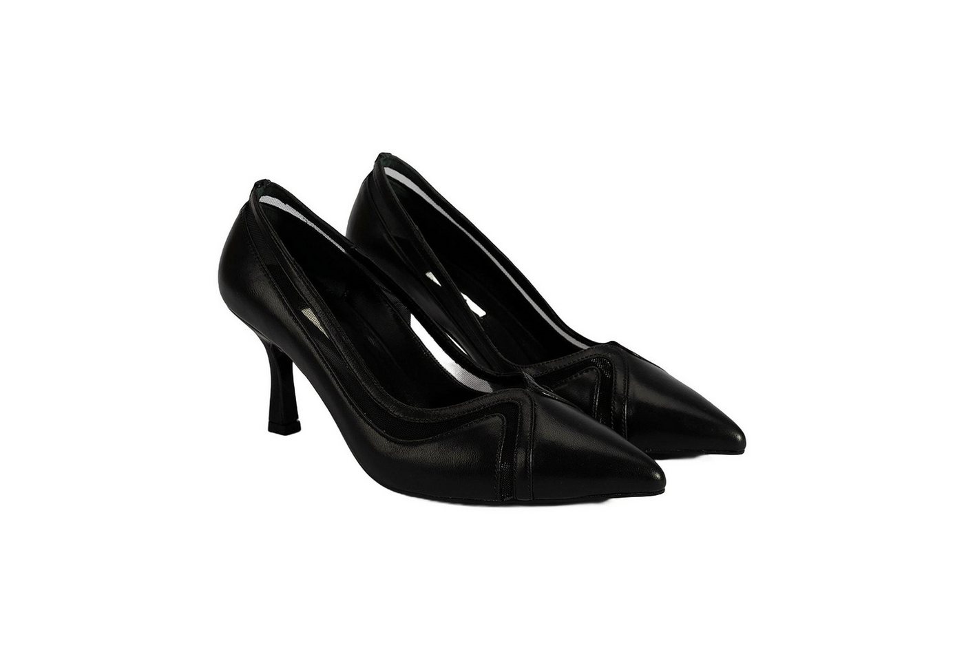 Desa DESA Damen Leder Stiletto High Heels - Atmungsaktive Slip-On Pumps, He Pumps von Desa