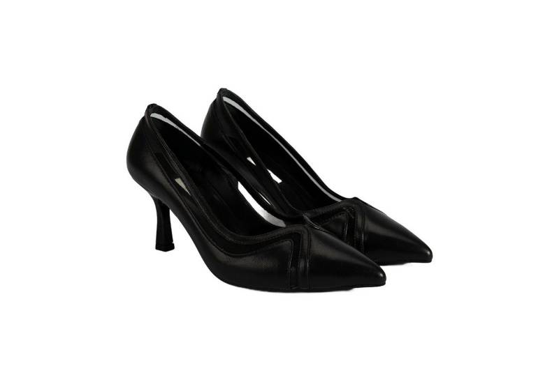 Desa DESA Damen Leder Stiletto High Heels - Atmungsaktive Slip-On Pumps, He Pumps von Desa