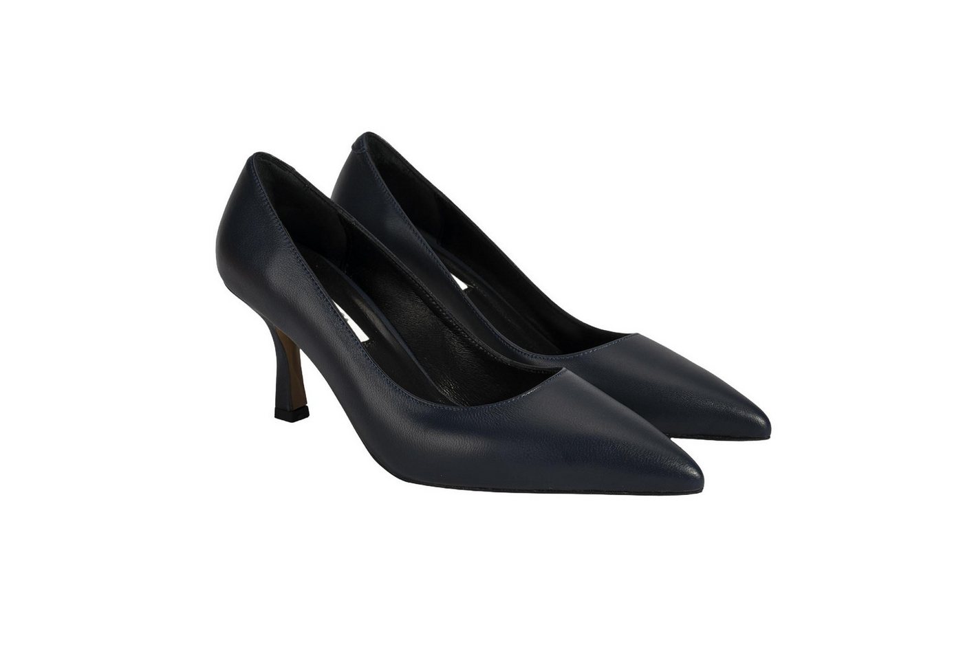 Desa DESA Damen-Lederpantoletten – Spitz zulaufender Stilettoabsatz, Herbst Loafer von Desa