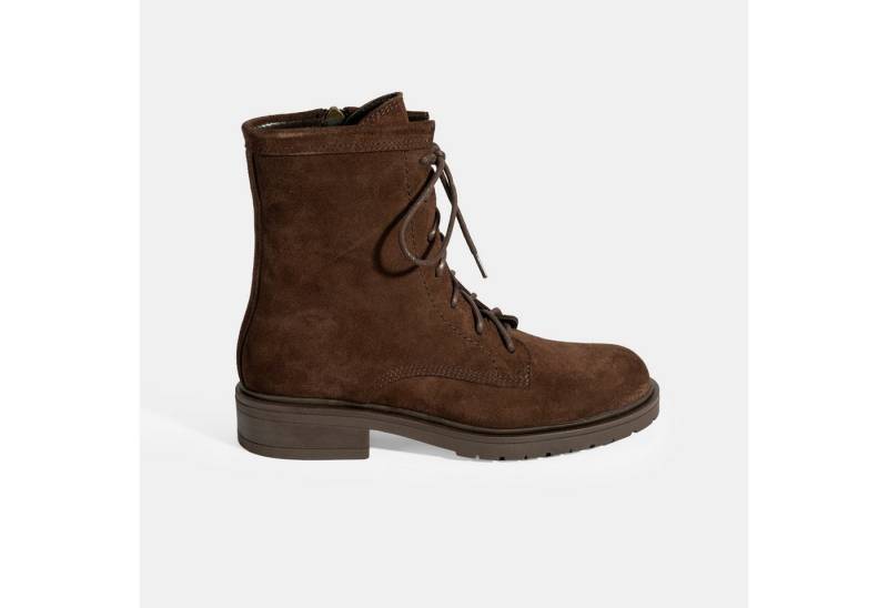 Desa Desa Damenstiefel – Obermaterial aus Leder, Schnürung, runde Zehenpart Stiefel von Desa