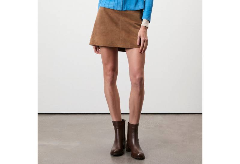 Desa DESA Damen-Schneestiefel – Atmungsaktive Lederstiefel mit Blockabsatz, Stiefel von Desa