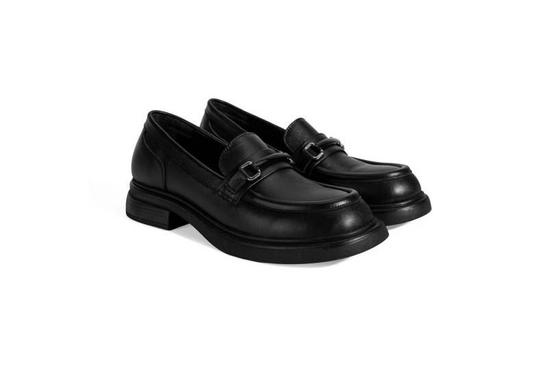 Desa DESA Damen Slipper - Echtleder Alltagsschuhe für eleganten Tragekomfor Loafer von Desa