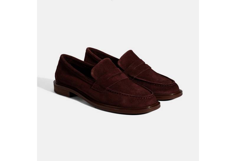 Desa DESA Damen-Slipper aus Leder – Atmungsaktive, runde Ballerinas für Her Loafer von Desa